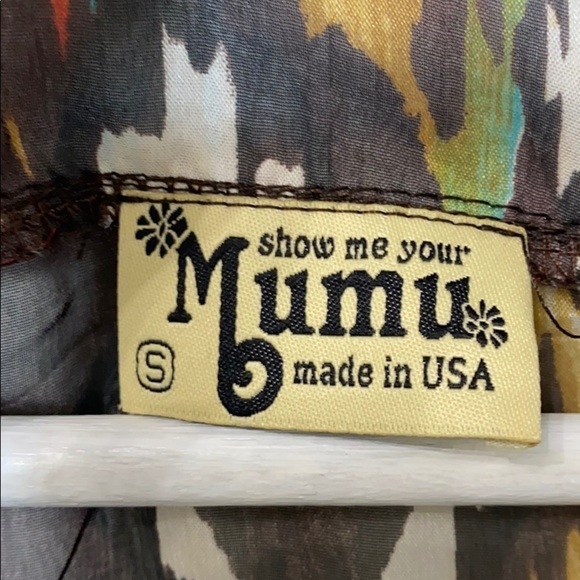 Show me your Mumu brown Aztec tunic. - Picture 5 of 13